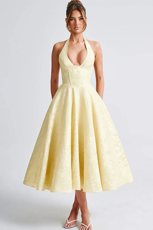 Ingrid | Women's Elegant A-Line Wedding Guest Dress