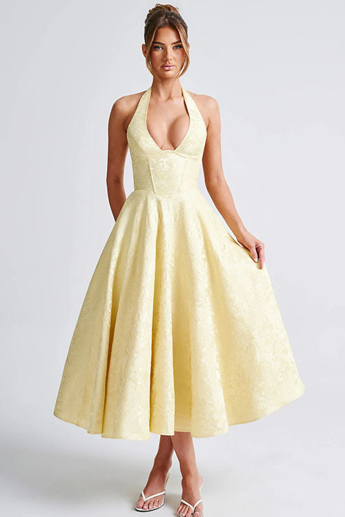 Ingrid | Women's Elegant A-Line Wedding Guest Dress