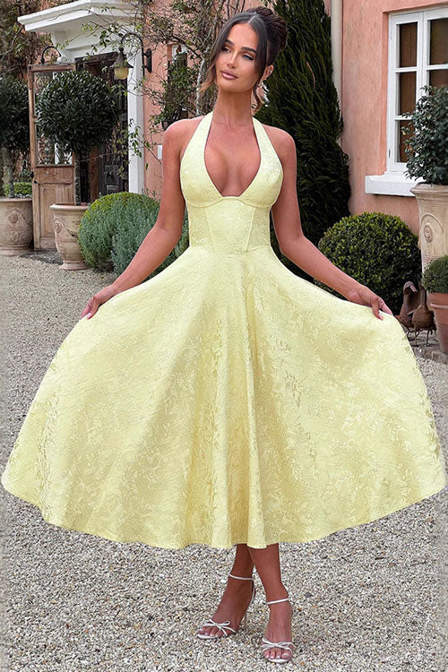 Ingrid | Women's Elegant A-Line Wedding Guest Dress