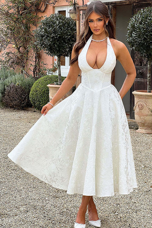 Ingrid | Women's Elegant A-Line Wedding Guest Dress