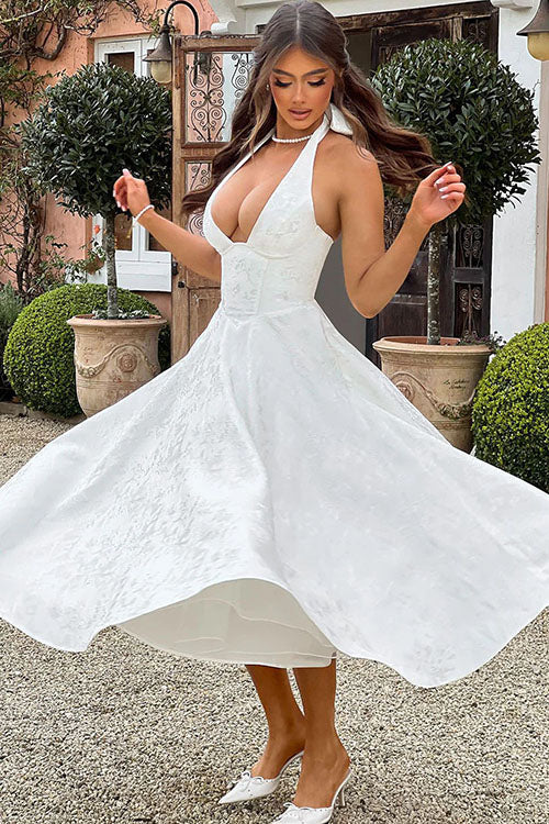 Ingrid | Women's Elegant A-Line Wedding Guest Dress