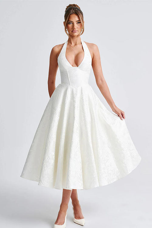 Ingrid | Women's Elegant A-Line Wedding Guest Dress