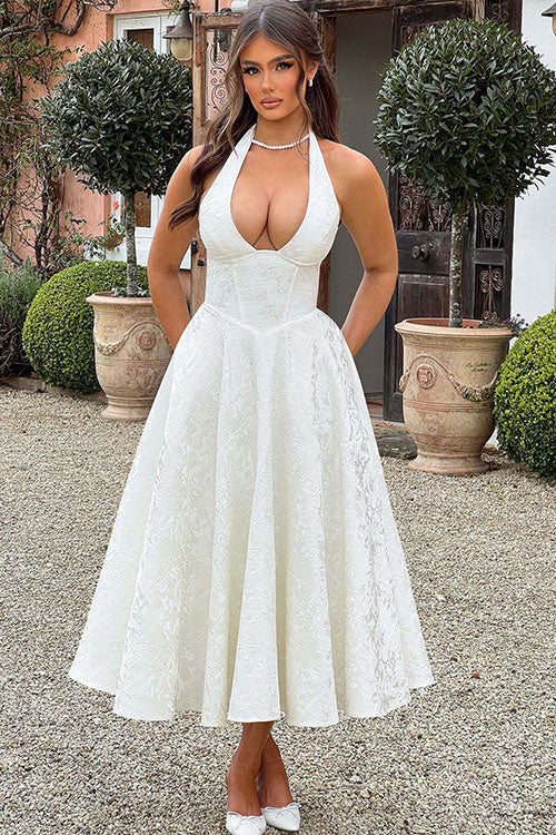 Ingrid | Women's Elegant A-Line Wedding Guest Dress