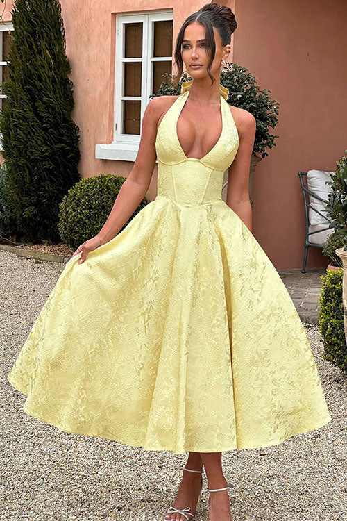 Ingrid | Women's Elegant A-Line Wedding Guest Dress