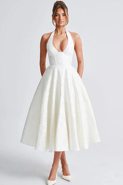 Ingrid | Women's Elegant A-Line Wedding Guest Dress