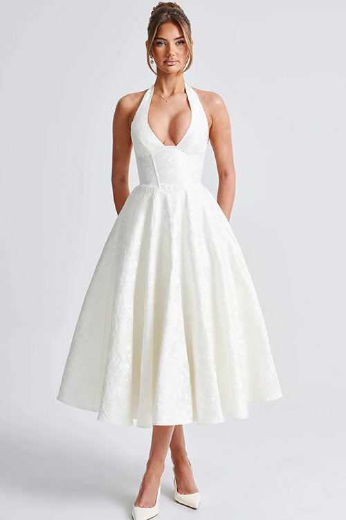 Ingrid | Women's Elegant A-Line Wedding Guest Dress