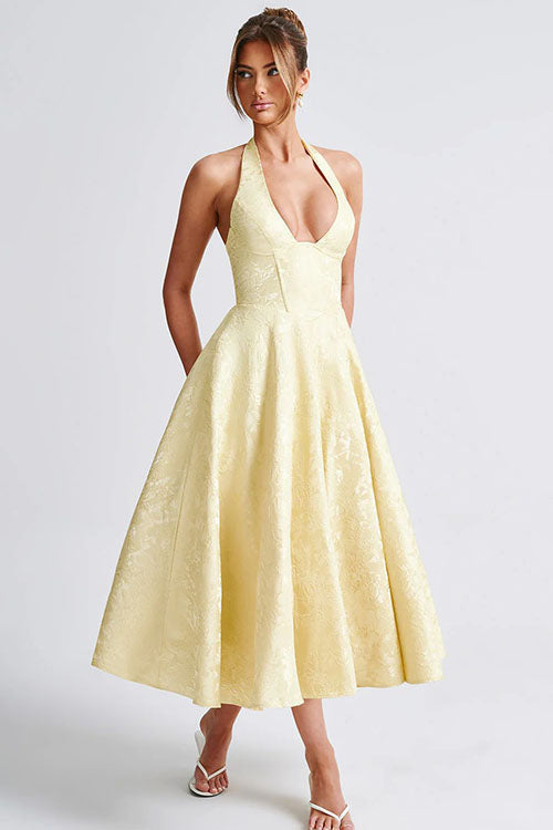 Ingrid | Women's Elegant A-Line Wedding Guest Dress