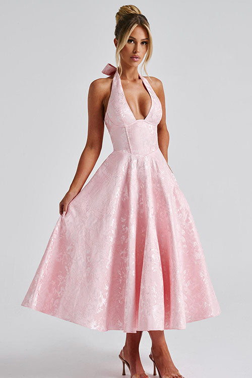 Ingrid | Women's Elegant A-Line Wedding Guest Dress