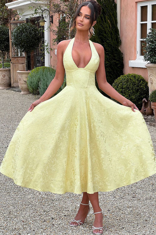 Ingrid | Women's Elegant A-Line Wedding Guest Dress