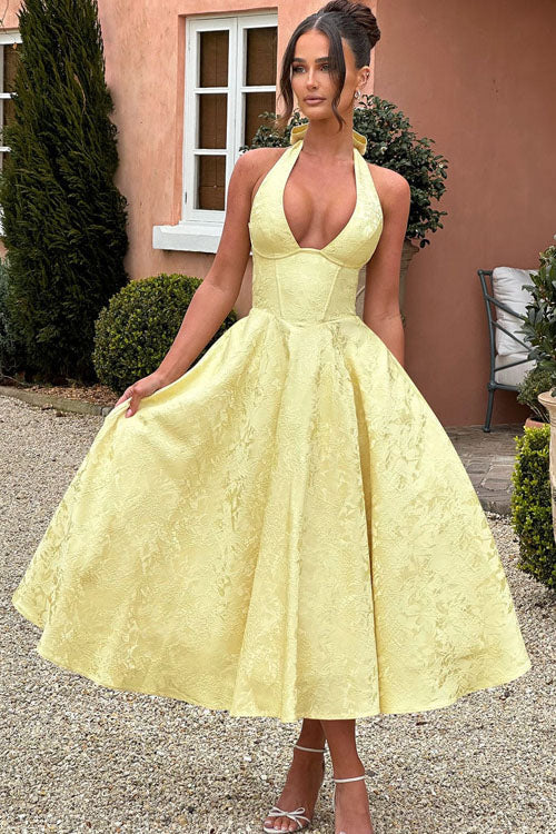 Ingrid | Women's Elegant A-Line Wedding Guest Dress