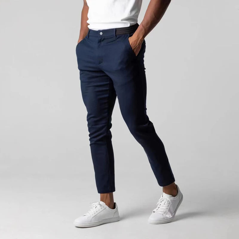 Benjamin | Men Slim Fit Straight Leg Chino Pants