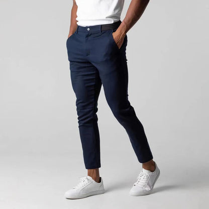 Benjamin | Men Slim Fit Straight Leg Chino Pants