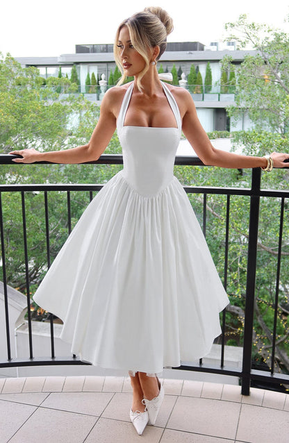 Camryn | Women’s Midi Wedding Guest Dress