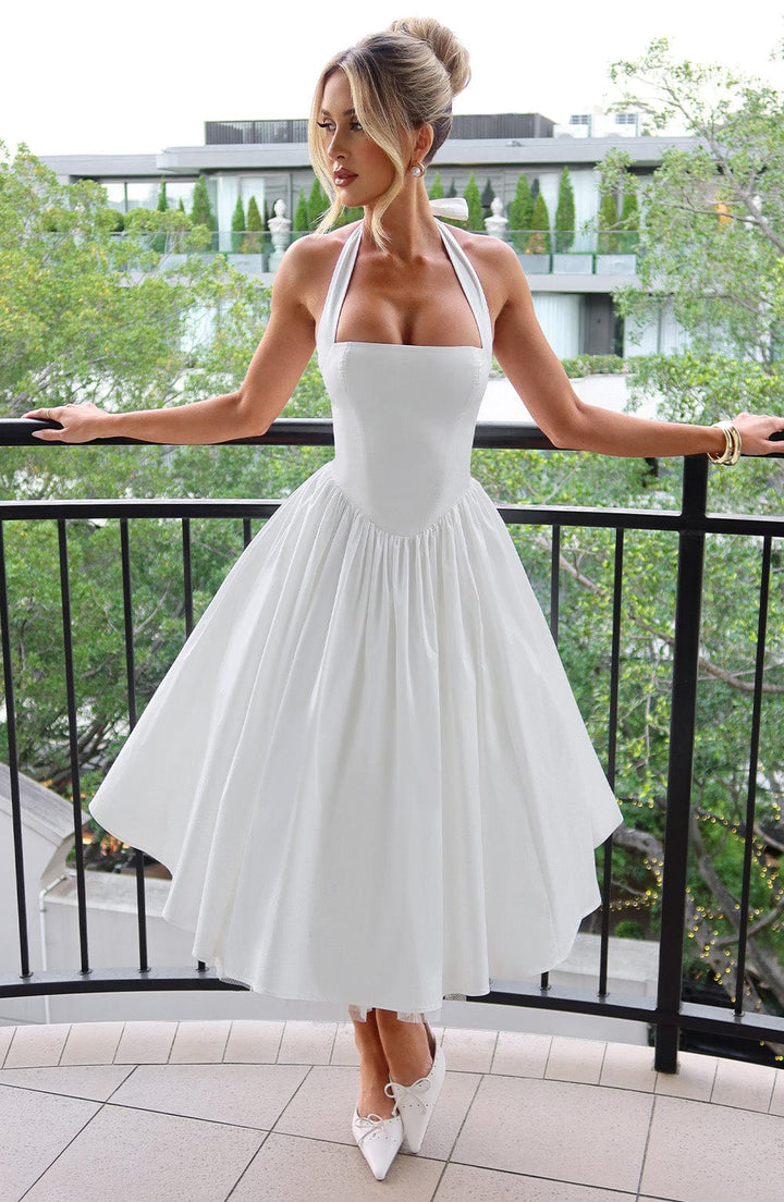 Camryn | Women’s Midi Wedding Guest Dress