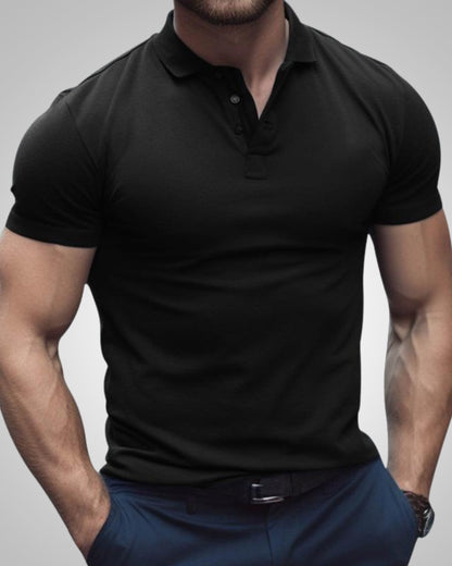Cathal | Men's Slim-Fit Short Sleeve Polo Shirt