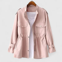 Fiona | Women's Elegant Structured Overcoat with Zipper