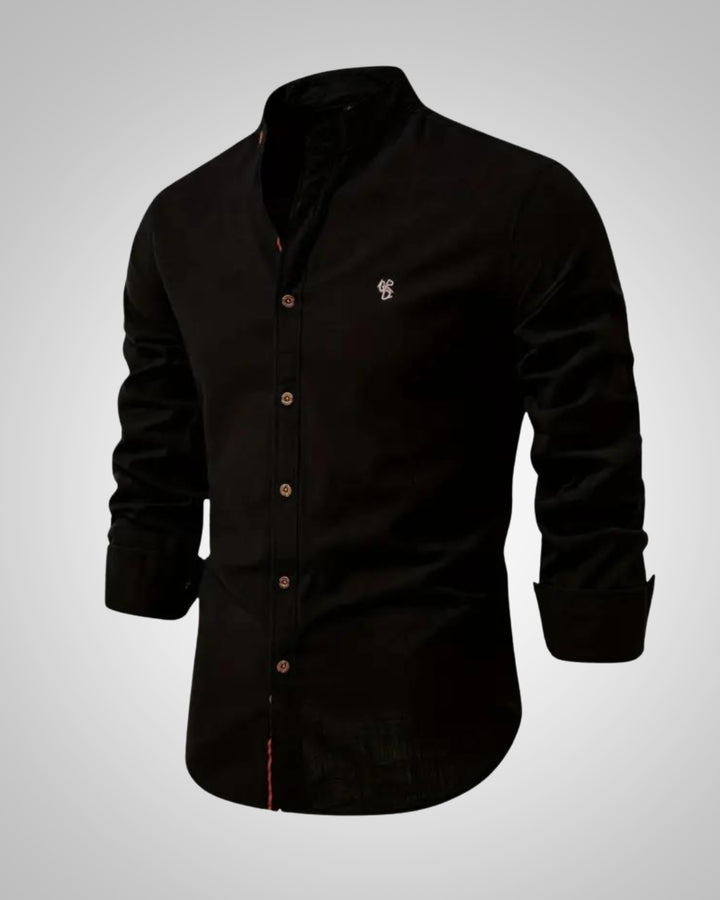 James | Men's Casual Stand Collar Shirt