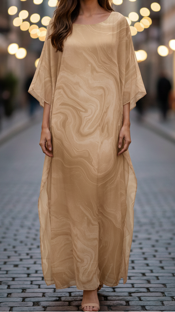 Maisie | Women’s Marble Print Wedding Guest Dress