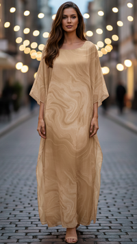 Maisie | Women’s Marble Print Wedding Guest Dress