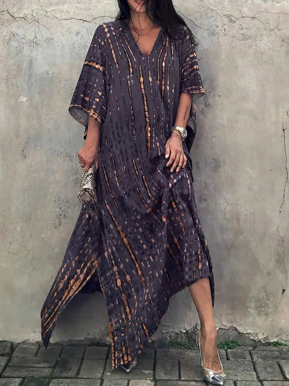 Orla | Women's Relaxed Fit Maxi Kaftan Dress