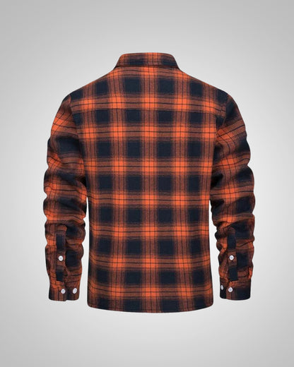 Sean | Men's Checked Winter Lined Jacket