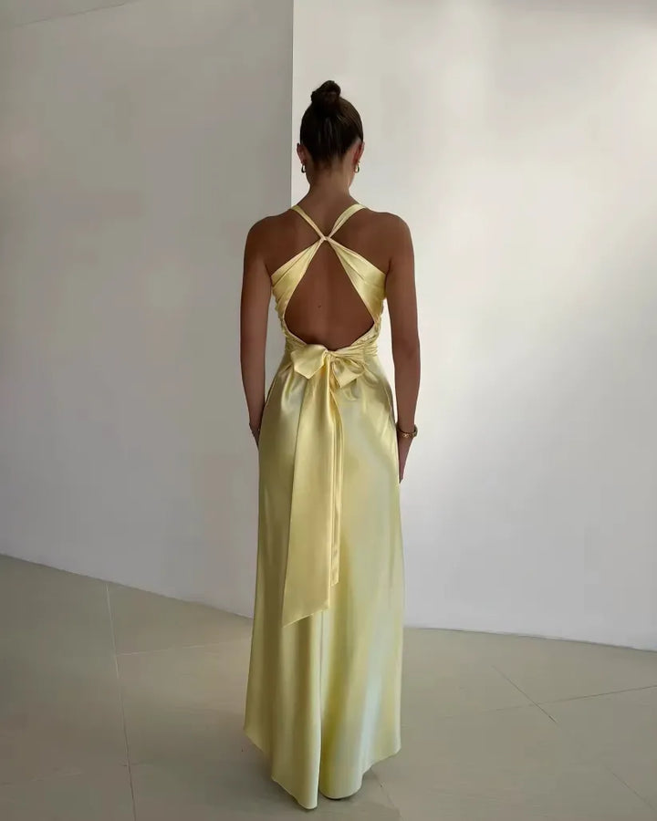 Fleur | Women's Open Back Wedding Guest Dress