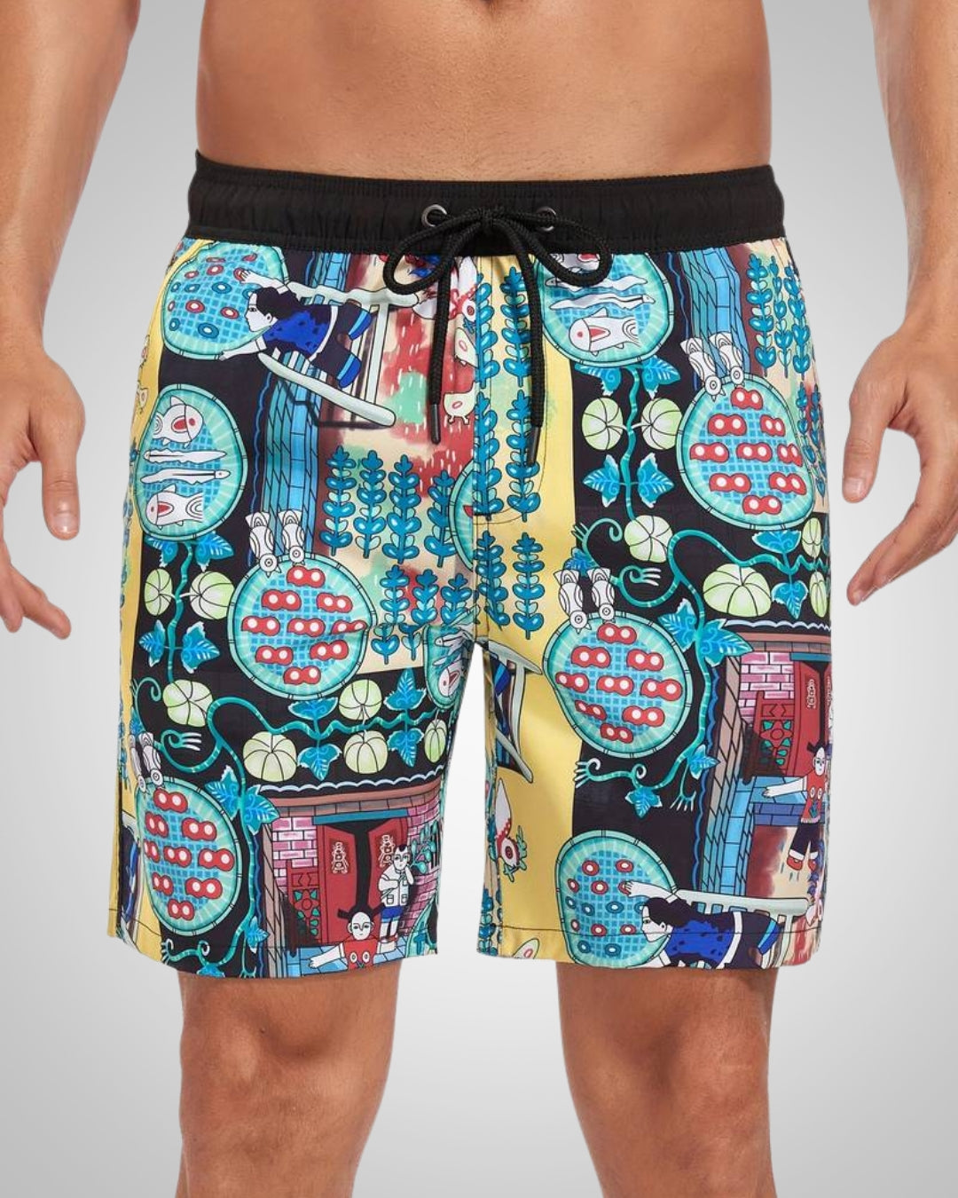 Brian | Men's Sporty Slim Fit Swimshorts