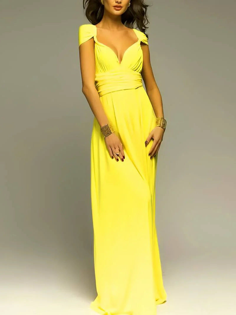 Queenie | Women’s Convertible Wedding Guest Maxi Dress