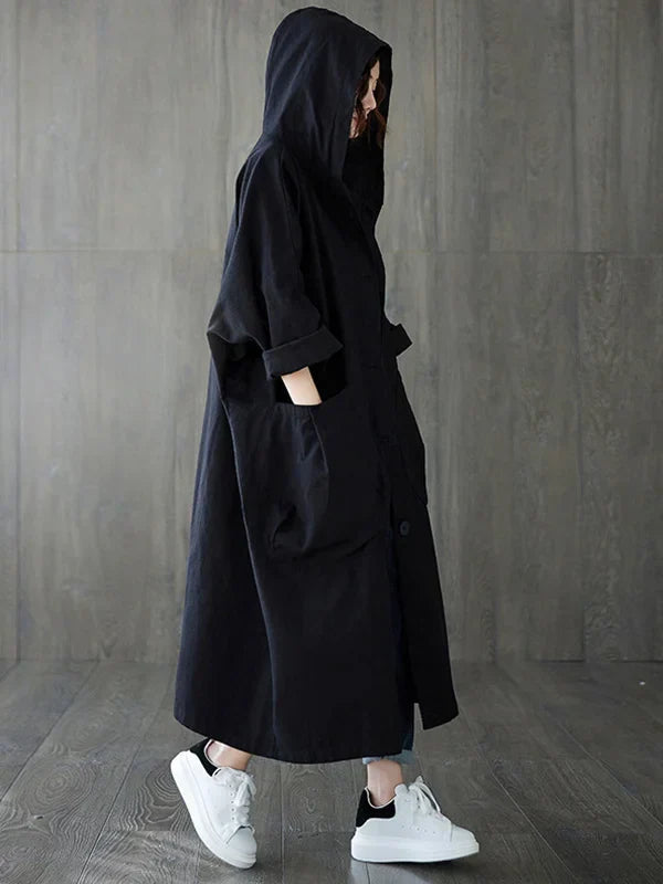 Delphine | Women’s Classic Trenchcoat with Front Pockets