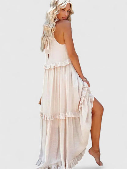 Amelie | Women's Elegant Draped Maxi Dress