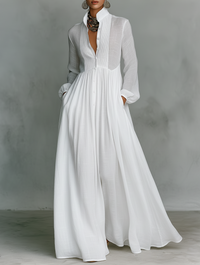 Rosalyn  | Women’s Summer Linen Maxi Dress