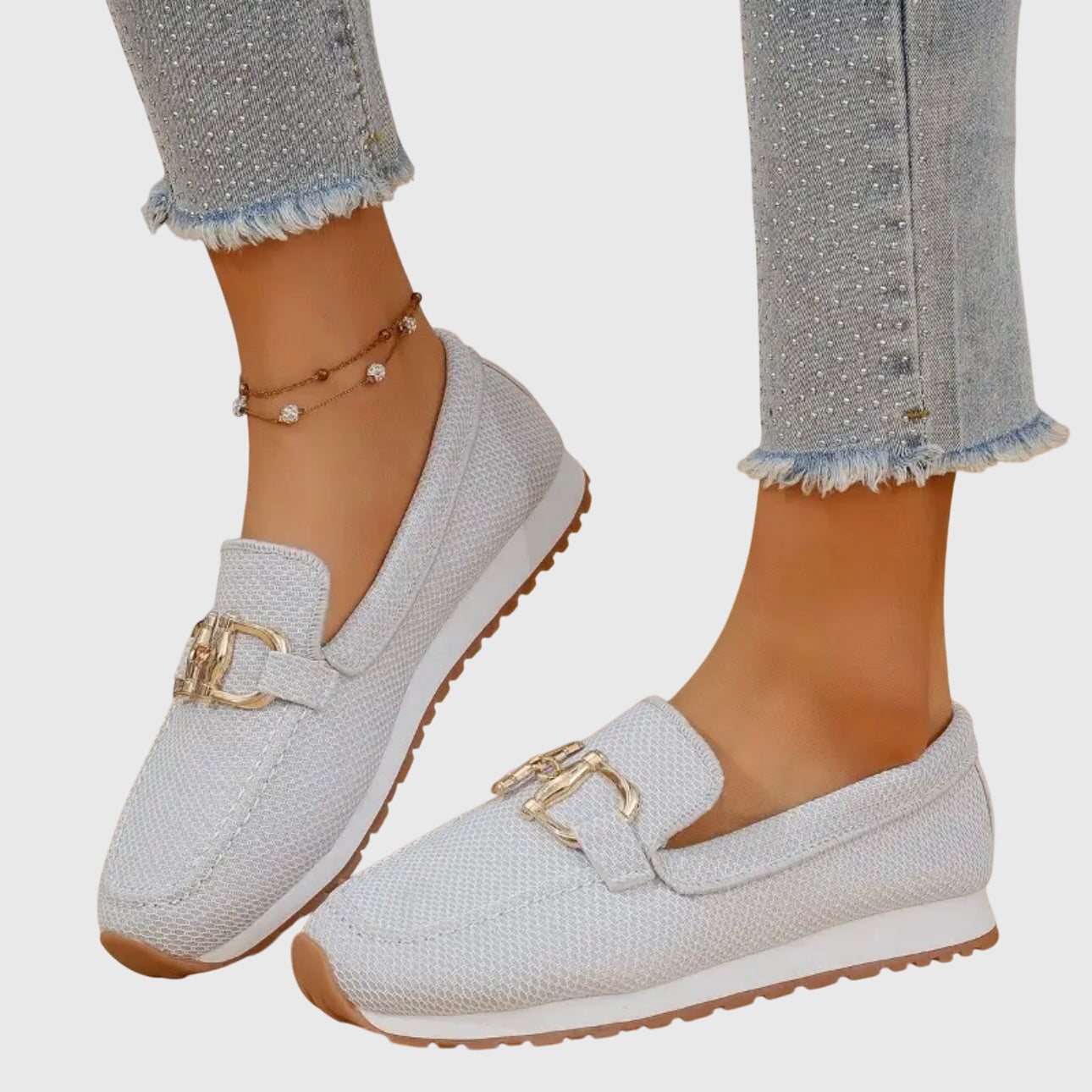 Grace | Women's Casual Buckle Loafer Sneakers