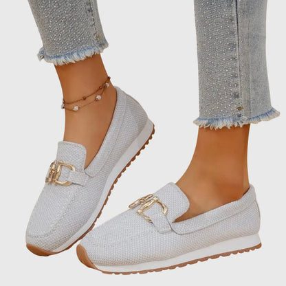 Grace | Women's Casual Buckle Loafer Sneakers