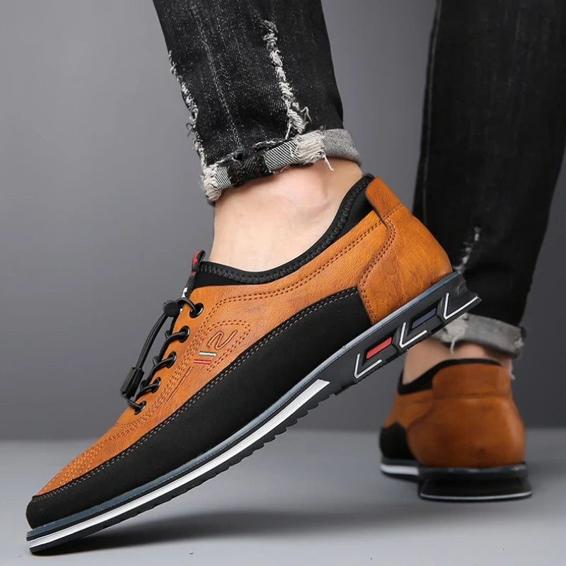 Nathaniel | Men Orthopedic Oxford Dress Shoes with Lace-Up Closure