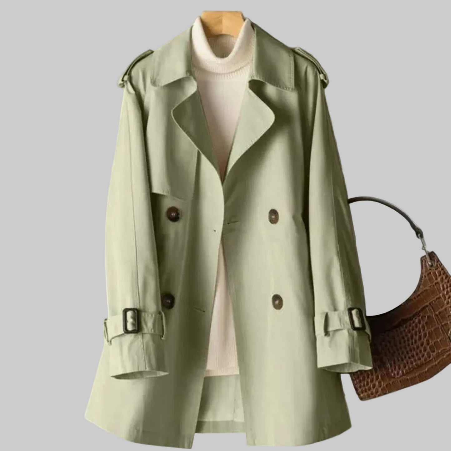 Sophia | Women's Elegant Double-Breasted Trenchjacket