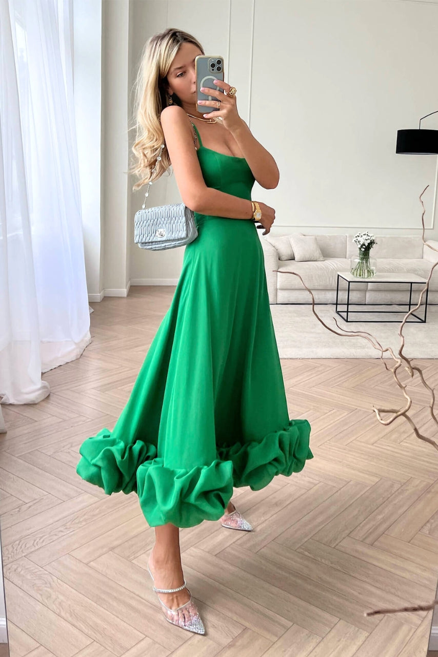 Mckenna | Women’s Ruffle Hem Wedding Guest Dress