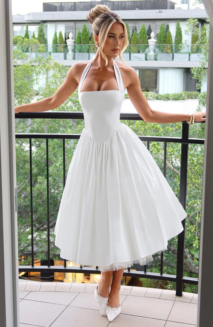 Camryn | Women’s Midi Wedding Guest Dress