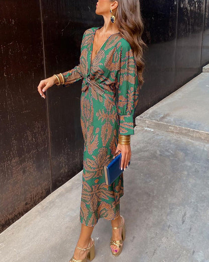 Sonya | Women's Elegant V-Neck Maxi Dress