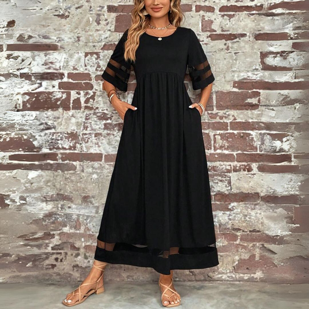 Laura | Women's Elegant Flowing Maxi Dress