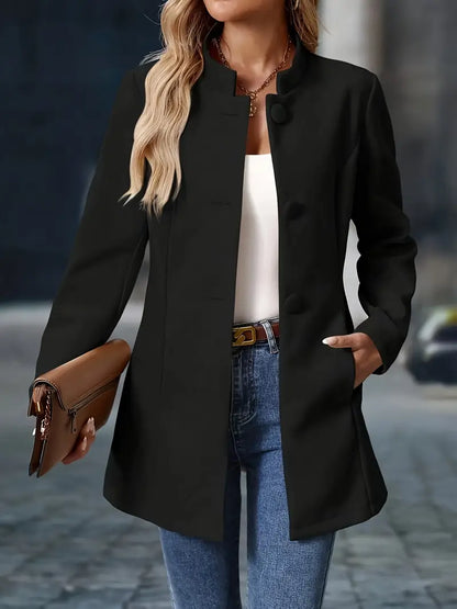 Sinead | Women's Elegant Fall Buttoned Coat