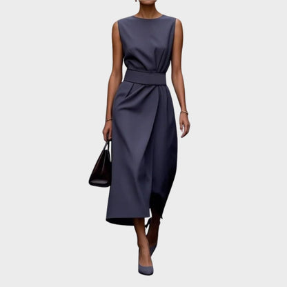 Aine | Women's Elegant Sleeveless Knee-Length Dress