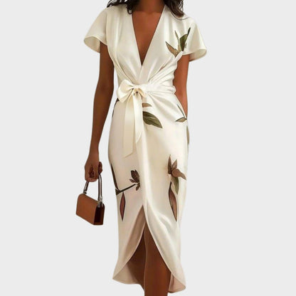 Avery | Women's Elegant Printed Wrap Dress