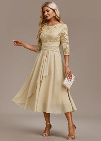 Issa | Women's Summer Embroidered Chiffon Midi Dress