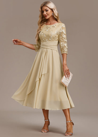 Issa | Women's Summer Embroidered Chiffon Midi Dress