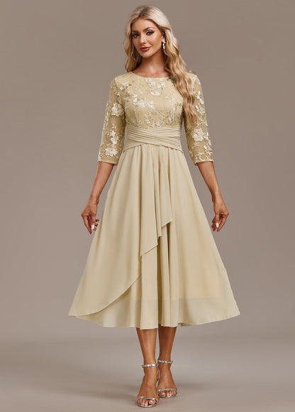 Issa | Women's Summer Embroidered Chiffon Midi Dress