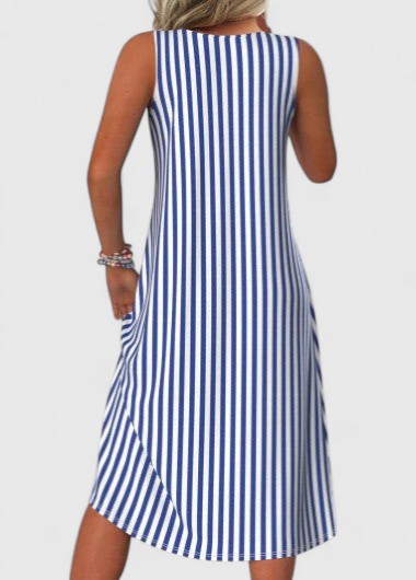 Maire | Women's Elegant Striped Summer Dress