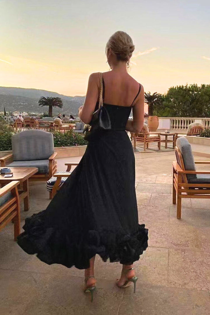 Mckenna | Women’s Ruffle Hem Wedding Guest Dress