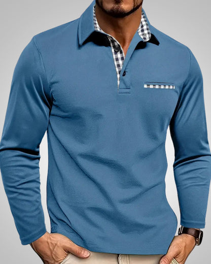Diarmuid | Men's Casual Longsleeved Polo Shirt