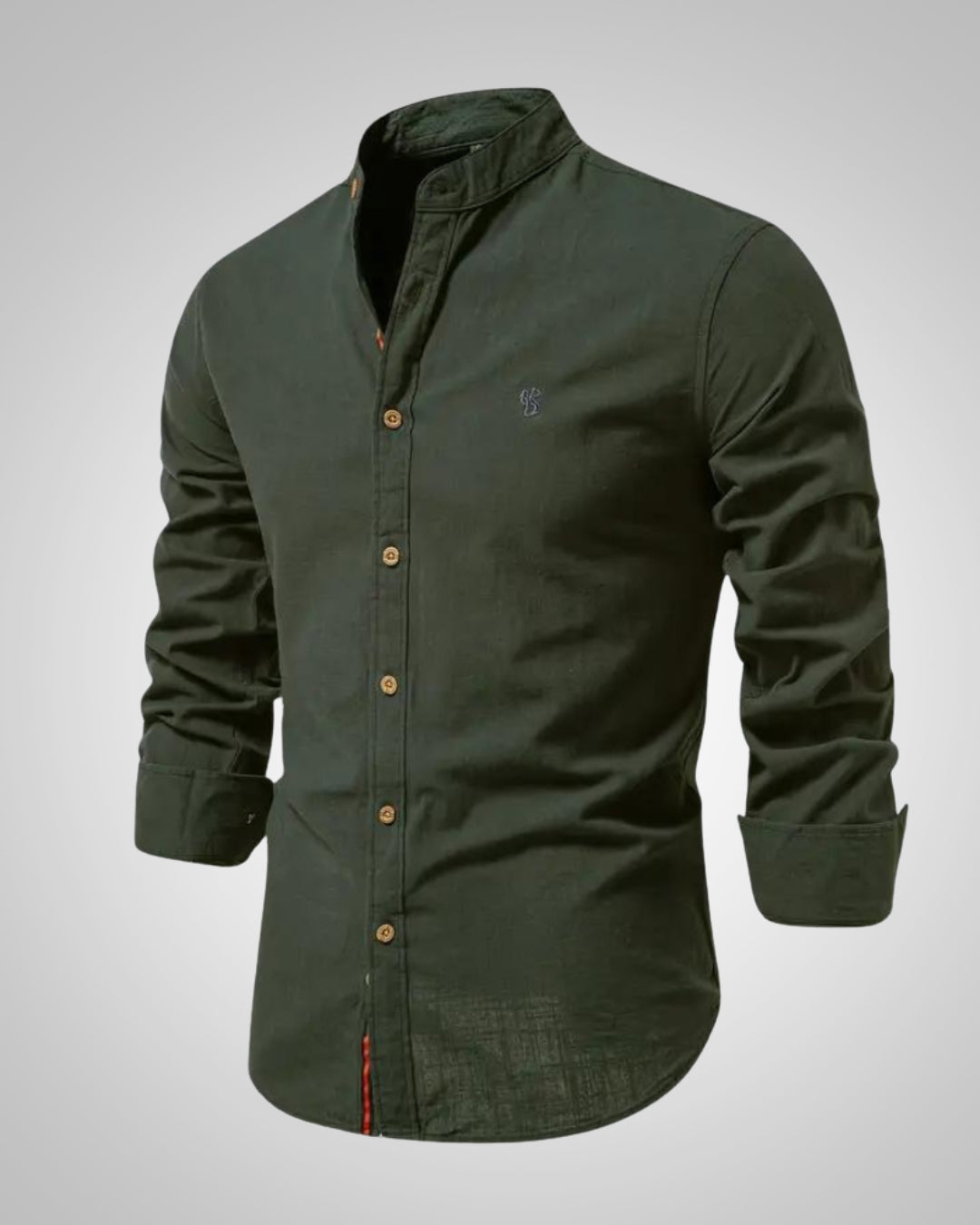 James | Men's Casual Stand Collar Shirt