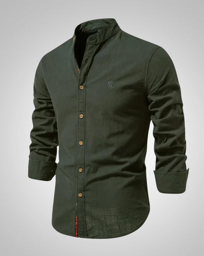 James | Men's Casual Stand Collar Shirt